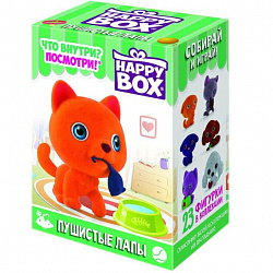 HAPPY BOX Пушистые лапы (карамель + игрушка)