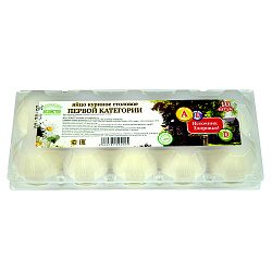 Яйцо куриное Натуральное хозяйство C1 10 шт