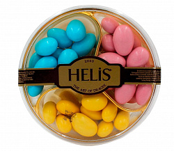 Драже миндаль в разноцветной шоколадной глазури Helis180 г