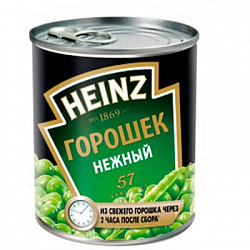 Горошек зеленый консервированный  Хайнц
