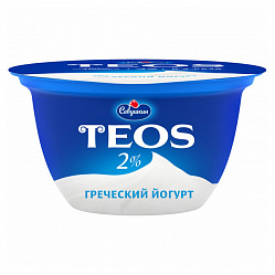 Йогурт густой TEOS 2% натуральный БЗМЖ