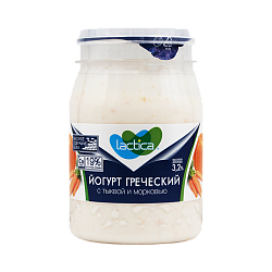 Йогурт греческий тыква-морковь  3,2% БЗМЖ