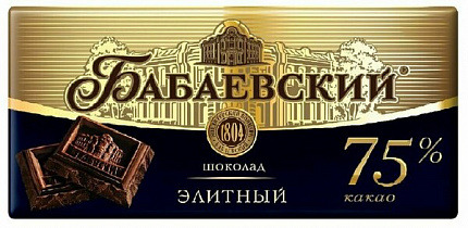 Шоколад Бабаевский Элитный 75% 200г