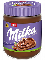 Паста шоколадная  Milka Haselnusscreme