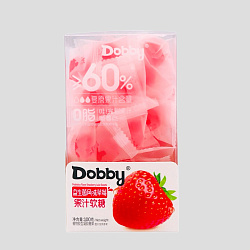 Мармелад Dobby с клубничным соком и пробиотиками 100 гр