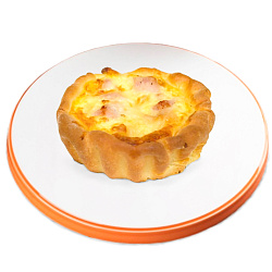 Фламиш с ветчиной и сыром