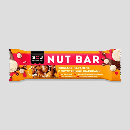 Батончик "Nut Bar" ореховый с ирисо-сливочным вкусом 40 г