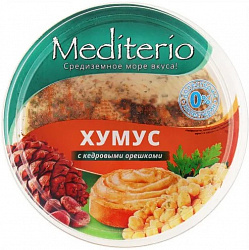 Хумус Mediterio с кедровыми орешками