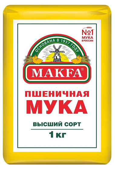 Мука МАКФА пшеничная 1кг