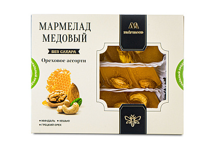 Мармелад медовый Ореховое ассорти