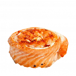 Рулет из лосося горячего копчения ПРЕМИУМ с сыром и паприкой