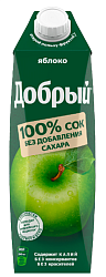 Сок Добрый Яблоко 1 л
