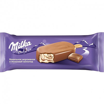 Эскимо MILKA Ваниль в молочном шоколаде 62 г