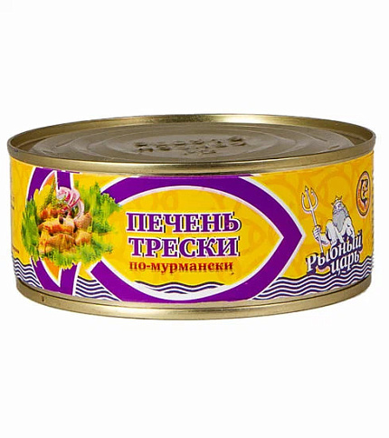 Печень трески "Рыбный царь" по-мурмански 240 г