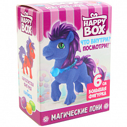 HAPPY BOX Магические пони (карамель + игрушка)