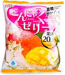 Десерт конняку желе Yukiguni с натуральным соком манго порционное 96г