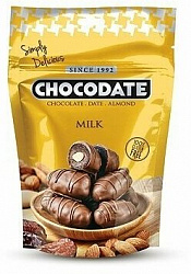 Финики с миндалем в молочном шоколаде Chocodate 100г