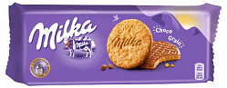 Печенье MILKA с овсяными хлопьями в молочном шоколаде