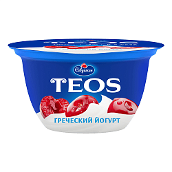 Йогурт густой TEOS 2% вишня БЗМЖ