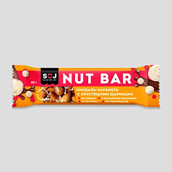 Батончик "Nut Bar" ореховый с ирисо-сливочным вкусом 40 г