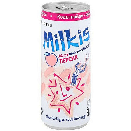 Напиток Lotte Милкис персик