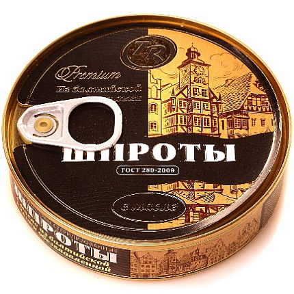 Шпроты в масле Золотистая рыбка 