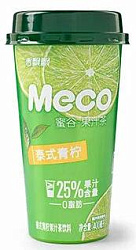 Чай фруктовый со вкусом лимон-лайм MECO 0,4 л