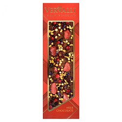 Шоколад молочный клубника, манго, черника 110 г