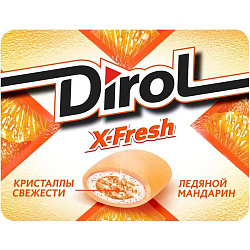Жевательная резинка Дирол  X-FRESH ледяной мандарин 16 г