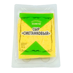 Сыр Сметанковый 50% (слайсы)