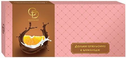 Дольки апельсина в молочном шоколаде 
