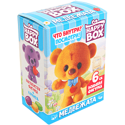 HAPPY BOX Медвежата (карамель + игрушка)